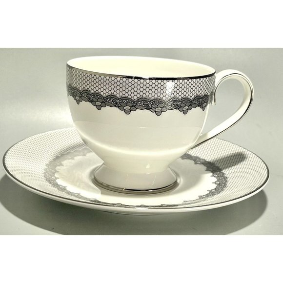 Ralph Lauren Cocktail Dress Porcelain China Teacup & Saucer - Picture 1 of 8
